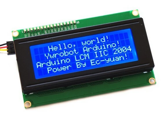 Модуль ЖКД синий экран IIC/I2C 2004 5V 20X4 LCD плата для arduino совместим с UNO MEGA 2560 |
