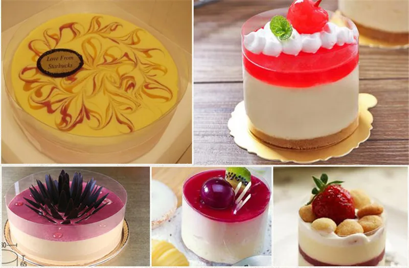 6 см/8 см Ширина мягкий 200 м рулон прозрачный мусс торт окружающий край оберточная