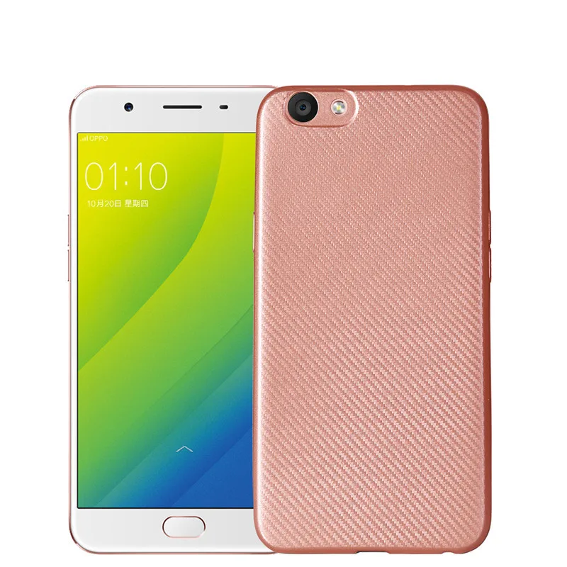 Новый! Мягкий чехол для телефона OPPO R9/R9 Plus/R9s/R9s Plus/Neo 5/Neo 7/Neo 9 углеродное волокно