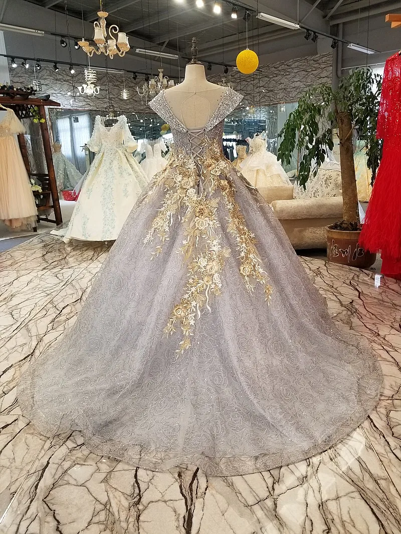 AIJINGYU Grecian свадебное платье на заказ цены слоновой кости роскошный Цыганский блеск кружевной свадебный Тюль бальное уникальное свадебное платье