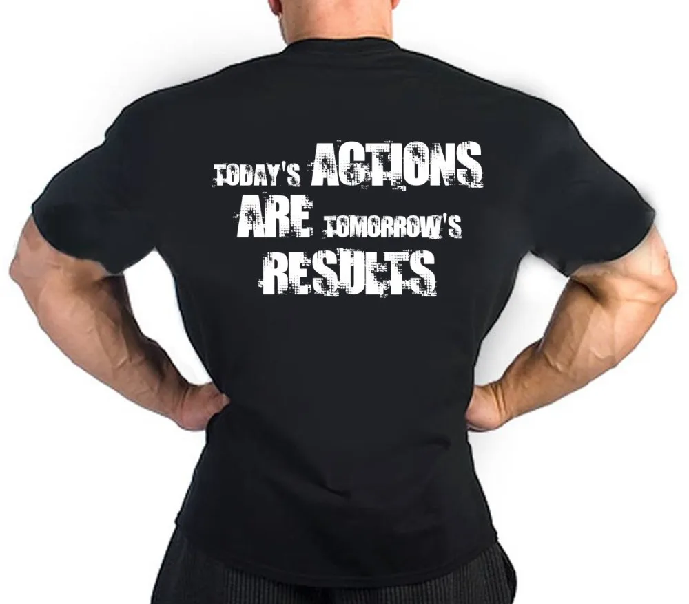 

2019 Brand Tshirt Homme Tees Print T-Shirt Men Harajuku Gymer Motivation Bodybuilding Tee Shirt Clothes