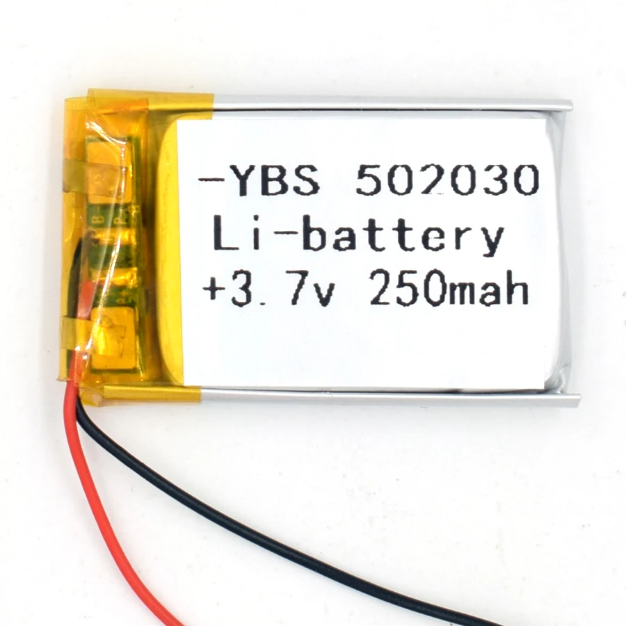 3 7 V 250 mAh литий-полимерная аккумуляторная батарея 502030 Li Po ion для GPS Bluetooth MP3 MP4 MP5 часы