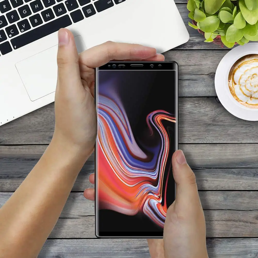 3D закаленное стекло для Samsung Galaxy Note 8 Note9 S8 s9 Plus Защитное экрана пленка с полным