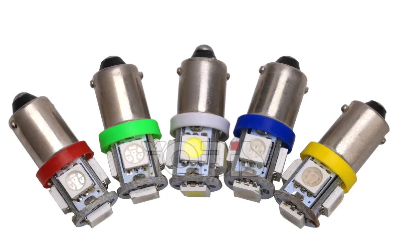 4 шт. BA9S 5050 5SMD T4W H6W 363 светодиодные автомобильные лампы светодиодный ные