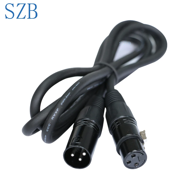 Кабель SZB 1 5 м/5 футов с 3 контактным сигналом XLR кабель DMX DMX512 для ссветильник