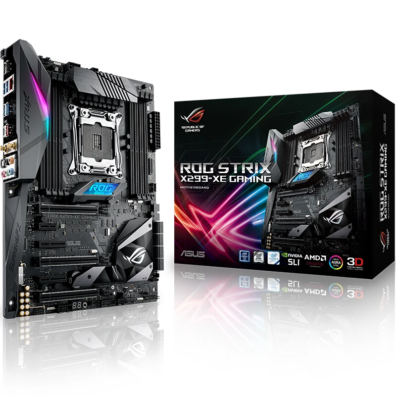 Материнская плата Asus ROG STRIX X299-XE для настольных ПК Intel X299 LGA 2066 DDR4 M.2 USB3.1 atxматеринская плата новая Оригинальная