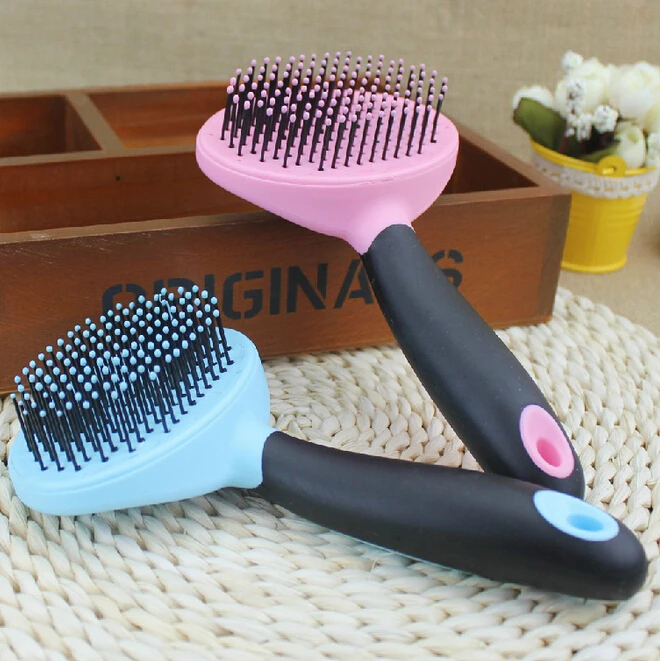 

Free Shipping Puppy Cat Hair Grooming Slicker Comb Gilling Brush Quick Clean Tool Pet Brand New ss337