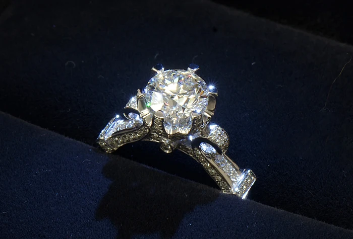 Женское кольцо из серебра 925 пробы с подвеской|925 ring|rings for womenring |