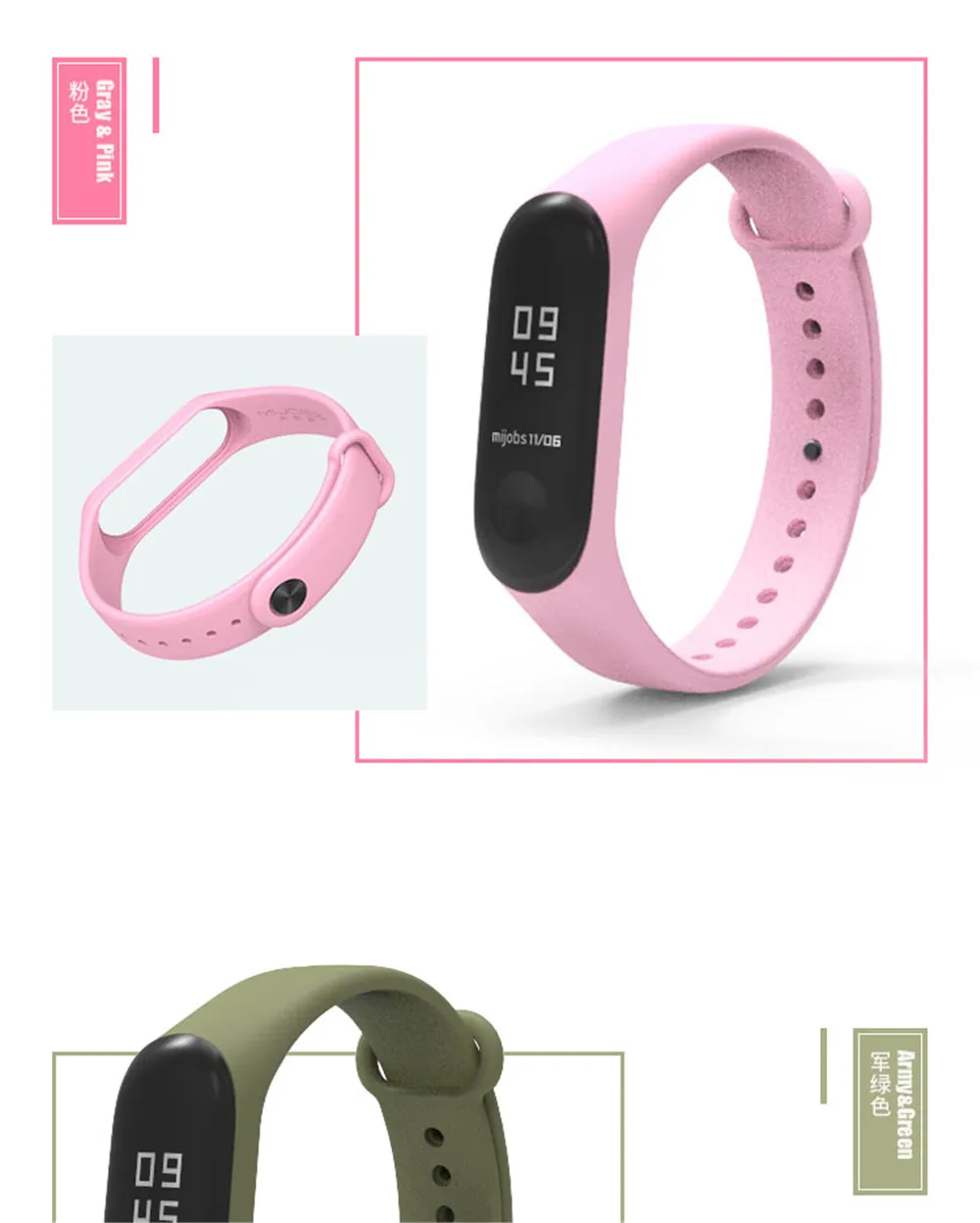 Цветной браслет для xiaomi mi band 4 3 браслет силиконовый сменный ремешок mi Band 4 3 браслет mi band 4 3 ремешок на запястье 3