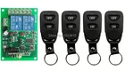 Новый DC12V 2CH 10A беспроводной переключатель системы дистанционного управления teleswitch 4X передатчик + 1X реле приемника умный дом z-wave