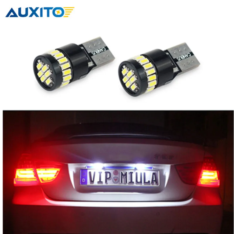 СВЕТОДИОДНЫЙ Автомобильный номерной знак AUXITO T10 W5W 168 194 192 Canbus для Toyota Corolla Rav4 Avensis