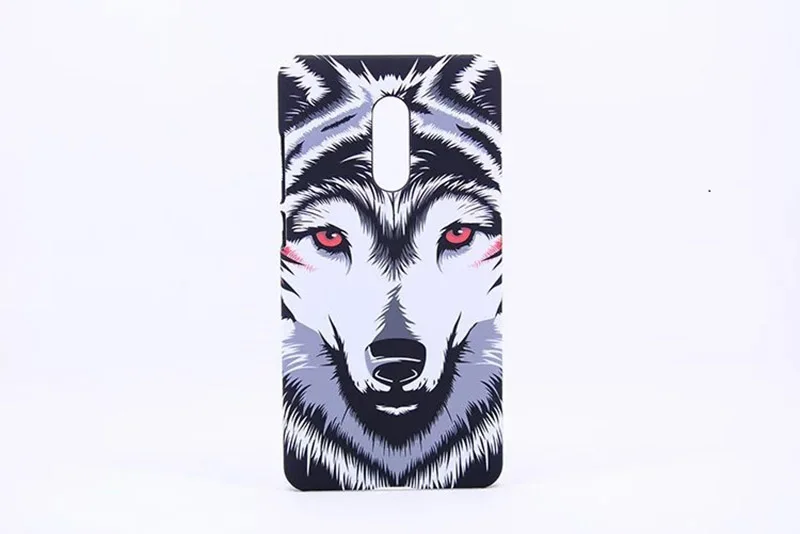 Брендовый жесткий чехол для телефона с рисунком льва волка совы Xiaomi Redmi Note 4 / 4X