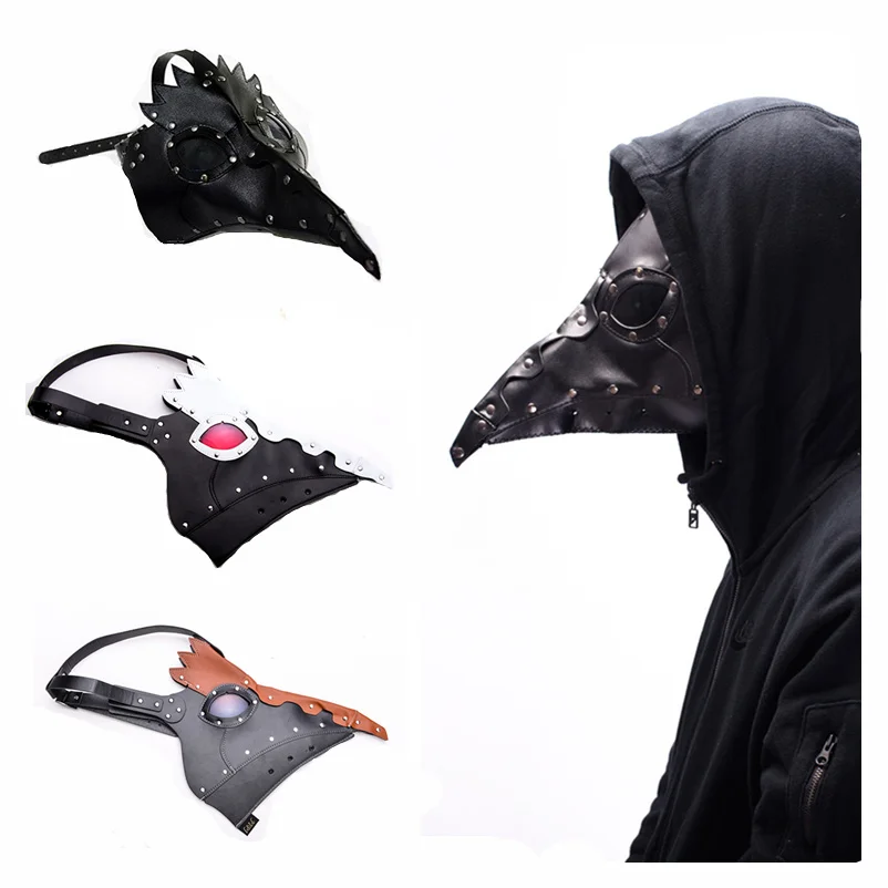 Маска чумной доктор маска кожа темная докторская средневековая история смерти