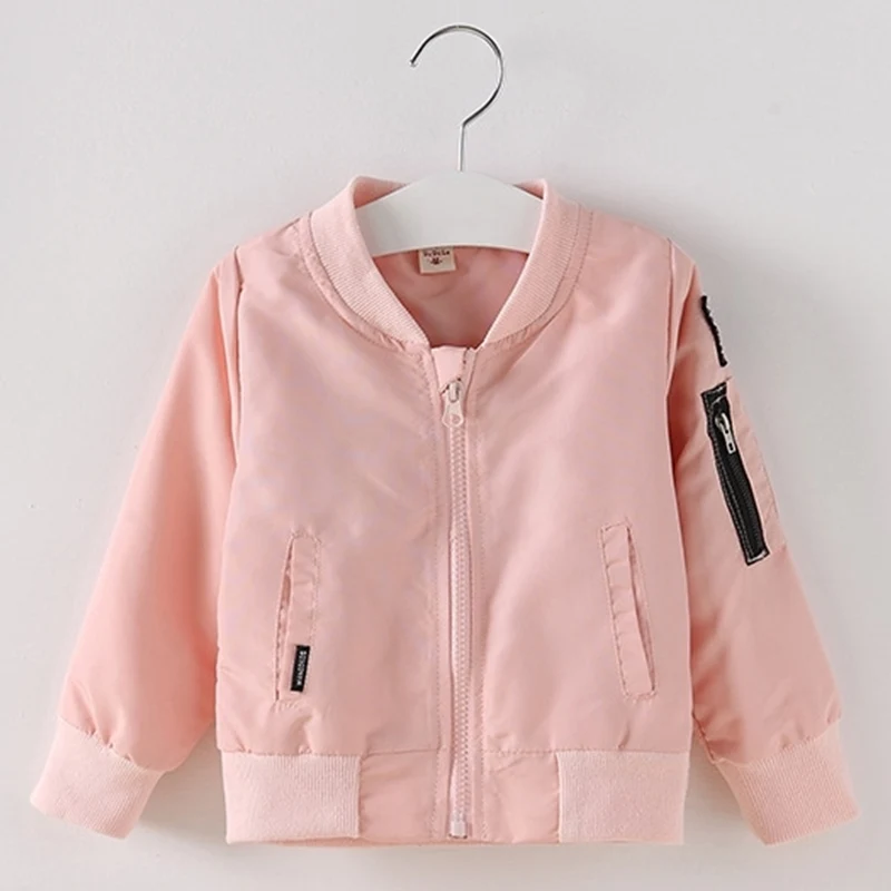 pink Куртка Микки одежда для детей хлопковая верхняя одежда с принтом героев мультфильмов куртка с длинными рукавами одежда пальто для маленьких мальчиков и девочек детская одежда - Цвет: pink