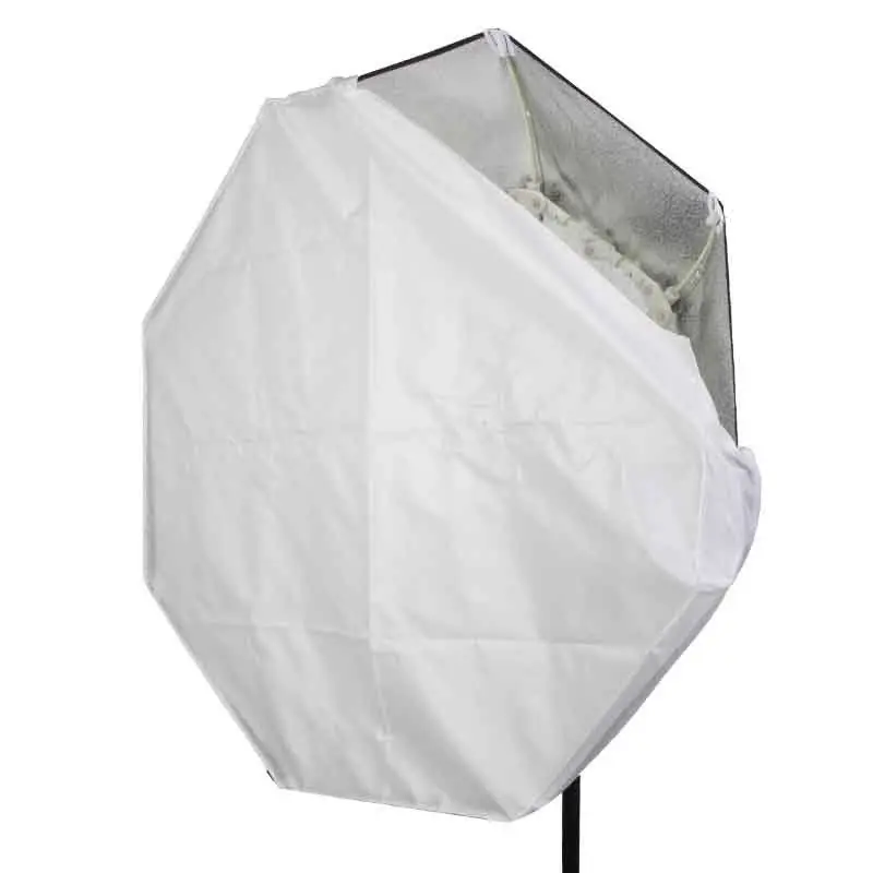 

100cm Silver Portable Collapsible Beauty Dish Octagon Softbox Bowens Mount for Bowens Mount Godox Studio Flash