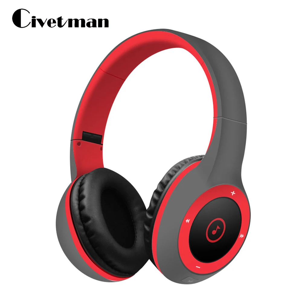 Civetman холодный Bluetooth Наушники Hi-Fi Спортивная Портативный гарнитура спортивные