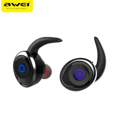 2017 наушники вкладыши Awei T1 bluetooth true wireless Stereo headset поддержка TWS смарт Подавление шума