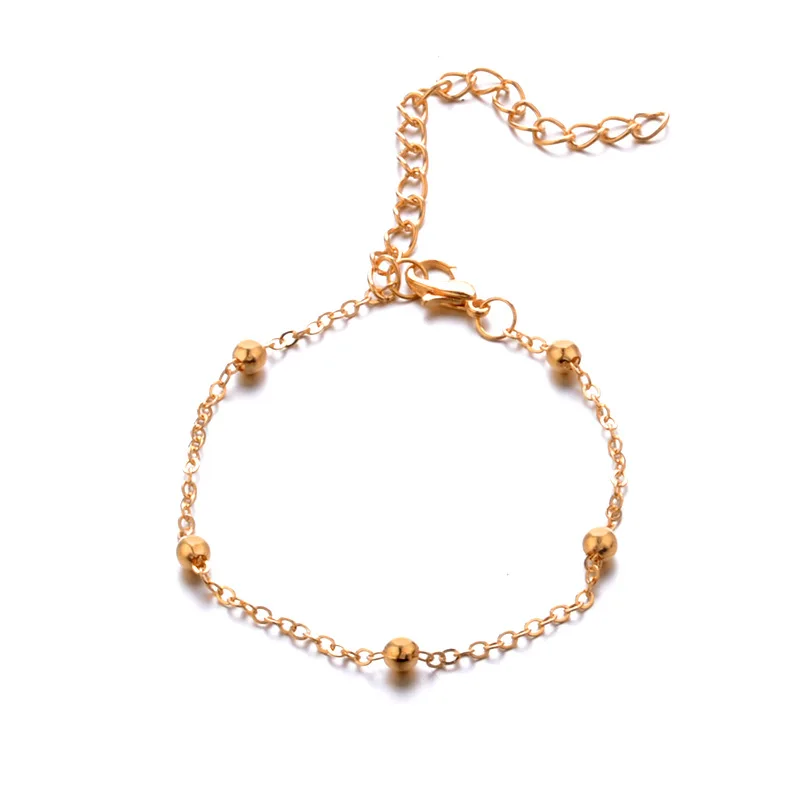 3 Pcs/set Fashion Bohemia Bow Knot Heart Rope Charm Bracelet Set Women Gold Color Chain Link Braclet Pendant Handmade Jewelry | Украшения и