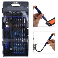 58 in 1 multi function precision screwdriver with 54 bits screw for phone notebook watch sunglasses repair tool kit
