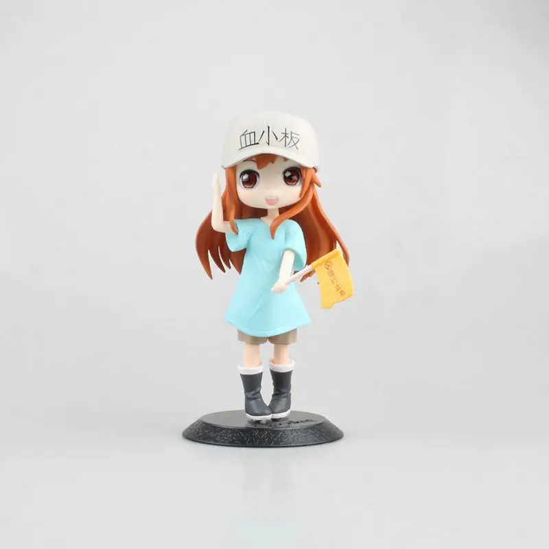 

Q Posket Platelet Hataraku Saibou Cells at Work PVC Action Figure Collectible Model Toys Doll Gift 16cm