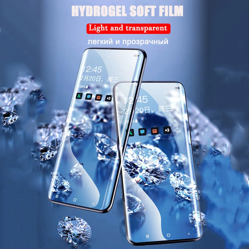 20D полное покрытие края мягкая Гидрогелевая пленка для Samsung Galaxy S8 S9 S10 PLus S10E