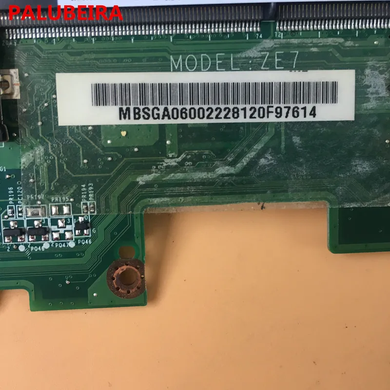 Материнская плата для ноутбука Acer aspire ZE7 материнская DA0ZE7MB6D0 MBSGA06002 DDR3 тестовая |
