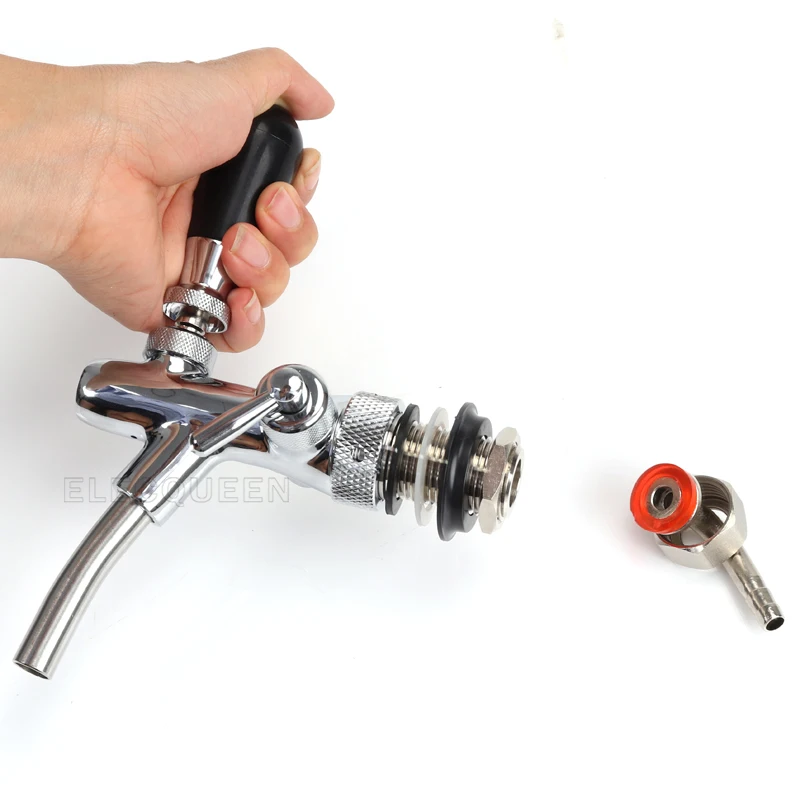 Кран для пива регулируемый кран с хромированным покрытием контроль потока