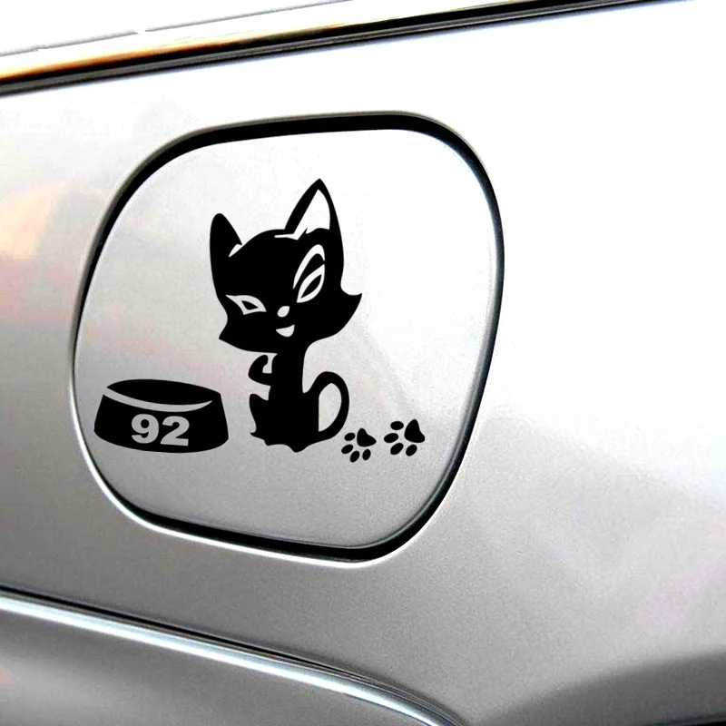 Three Ratels TZ 614 8.6 на 10см 1 5шт Кошка Кошечка АИ 92 наклейки бензобак стикеры авто