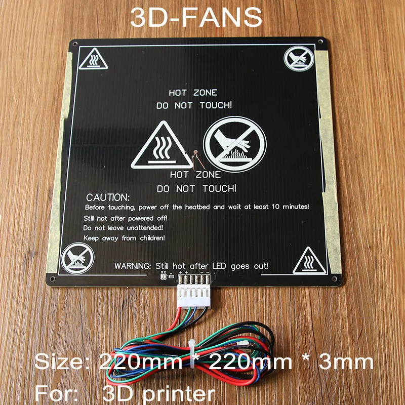 Алюминиевая грелка Anet A6 A8 MK3 12 в обновленная с MK2B и MK2A для 3D принтера Mendel RepRap i3 1 шт.|
