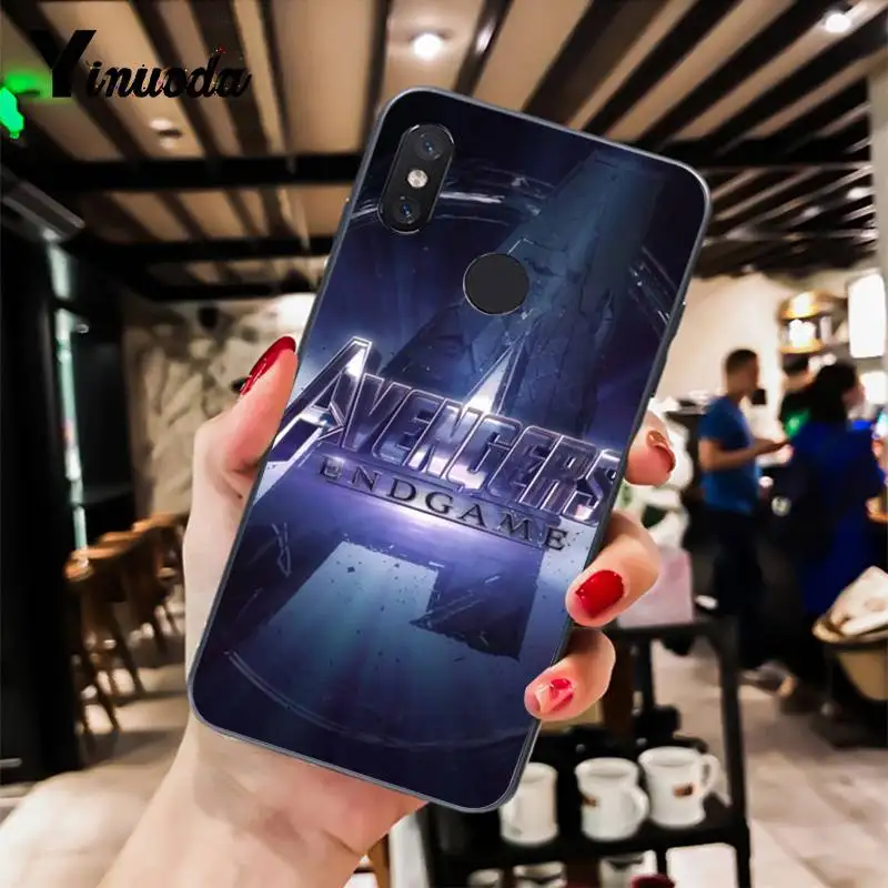 Цветной Мягкий силиконовый чехол для телефона Yinuoda Marvel avengers endgame Xiaomi Mi 6 Mix2 Mix2S Note3 8
