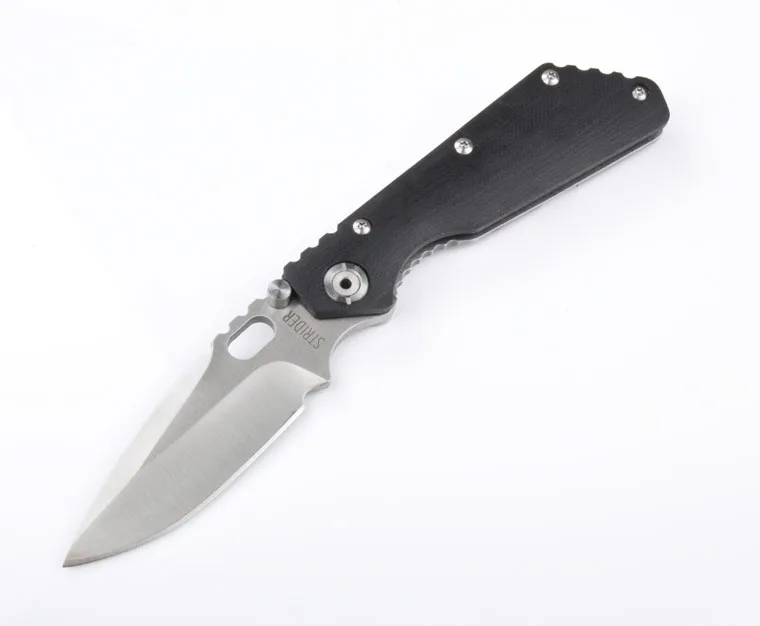 Strider 58HRC 8Cr13mov Blade G10 + stainless steel Handle Folding knife Survival Camping Hunting EDC Utility Tools | Инструменты
