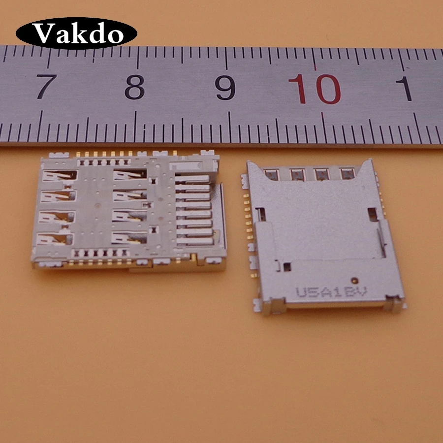 2X оригинальный разъем для считывания SIM карт памяти Samsung Galaxy J100 J1 J100H J100F G355 G355H