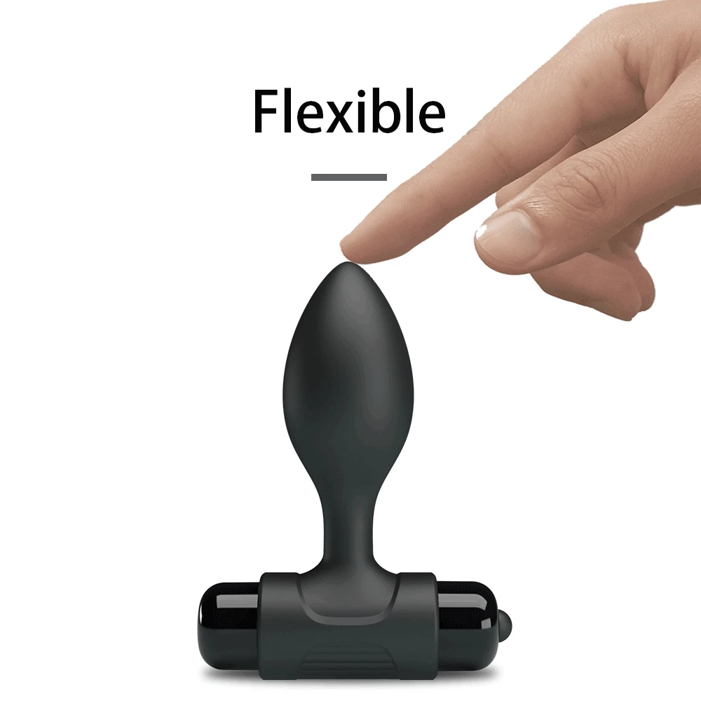 Анальная пробка 10 скоростей гладкая массажер простаты секс игрушки для взрослых