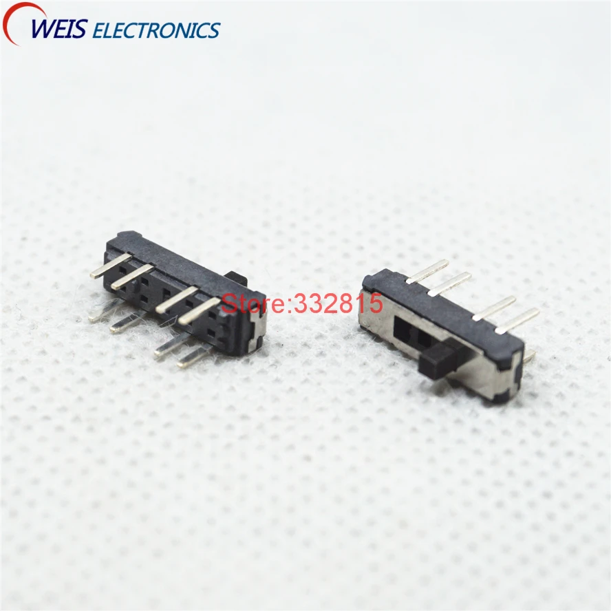 Переключатель MSS23D18 20 шт. 8PIN 2P3T DPTT переключатель боковая ручка 4 мм ROHS бесплатная