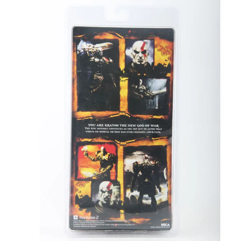 NECA God of War фигурки Кратос в Ares Armour W лезвия игрушки с коробкой 18 см