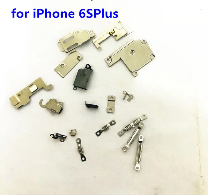 Полный корпус внутренний маленький металлический Железный для iPhone 5 5c 5S 6 6s 7 8 plus X маленький держатель защитный экран на опоре пластина набор деталей для телефона