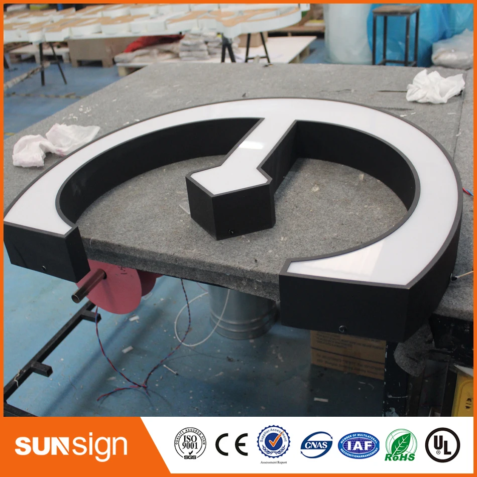 Светодиодная алюминиевая печатная плата канал Samsung буквенный знак для