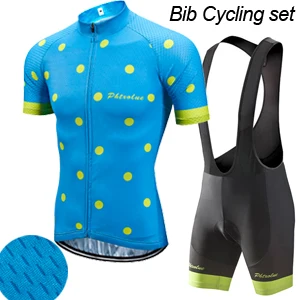 Bib Cycling Set Phtxolue Pro велосипедная одежда для мужчин Велоспорт Джерси Набор велосипедная форма шоссейные велосипедные майки костюм для езды на горном велосипеде велосипедные наборы - Цвет: Bib Cycling Set