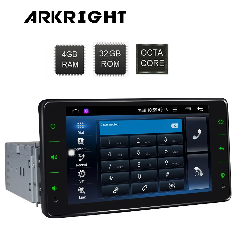 Новый 6 2 &quot1Din 4 + 32 ГБ Android 8 1 автомобильный Радио Аудио стерео поддержка 4G LTE SIM