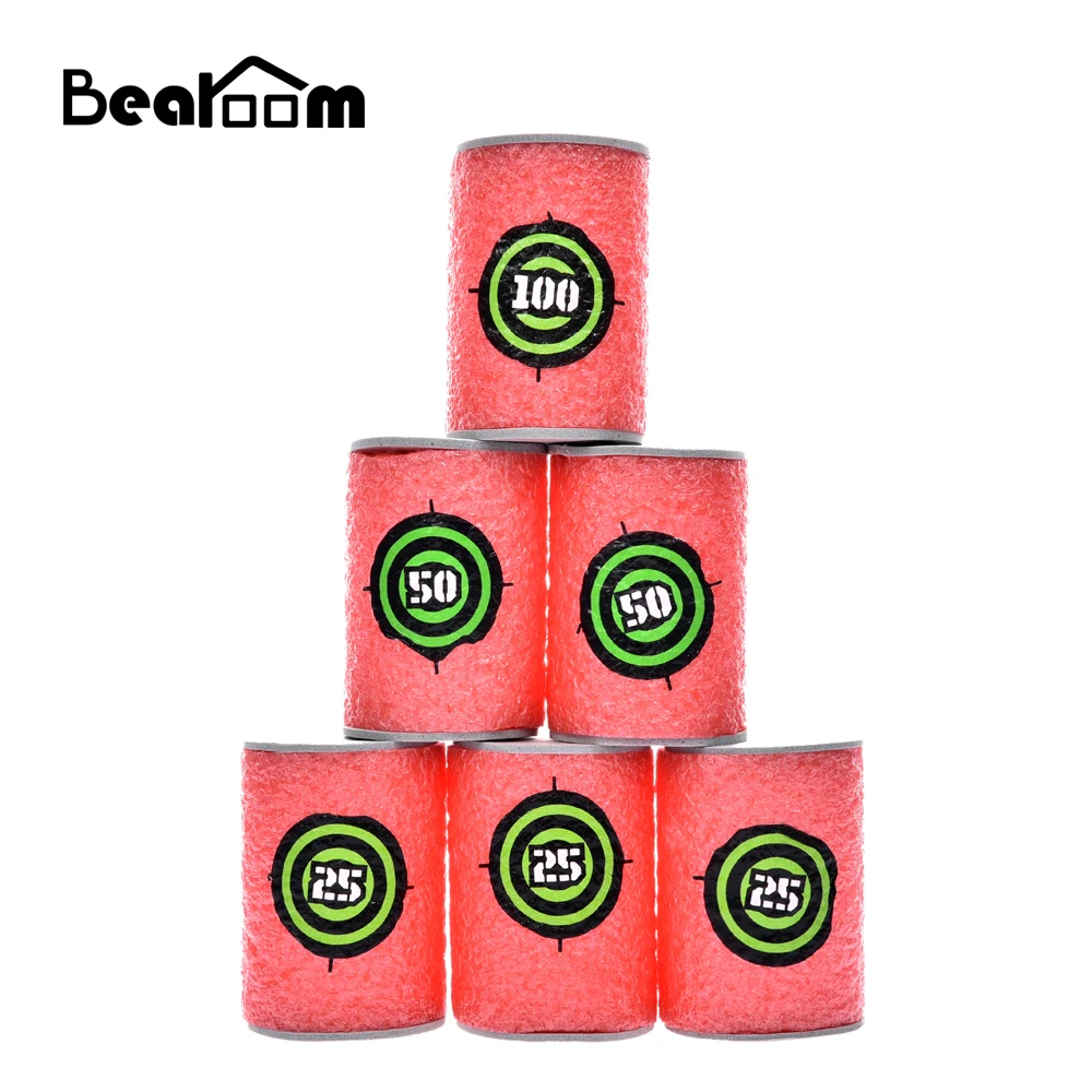 Bearoom 6 шт. Airsoft Пистолетная Пуля пистолеты Target Dart стрельба Дартс пены пистолет EVA