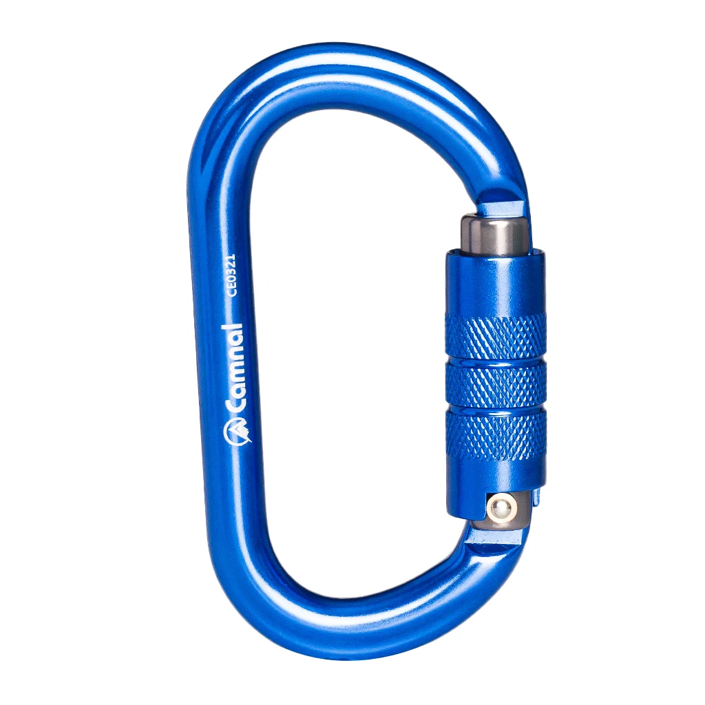 Высокопрочный дерево Arborist Karabiner 5 шт. 25KN алюминиевый карабин спасателя D типа авто замок альпинистский карабин