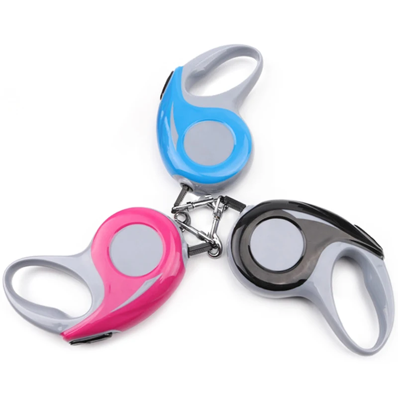 Выдвижной Поводок для собак ABS нейлоновый тренировочный Светоотражающий