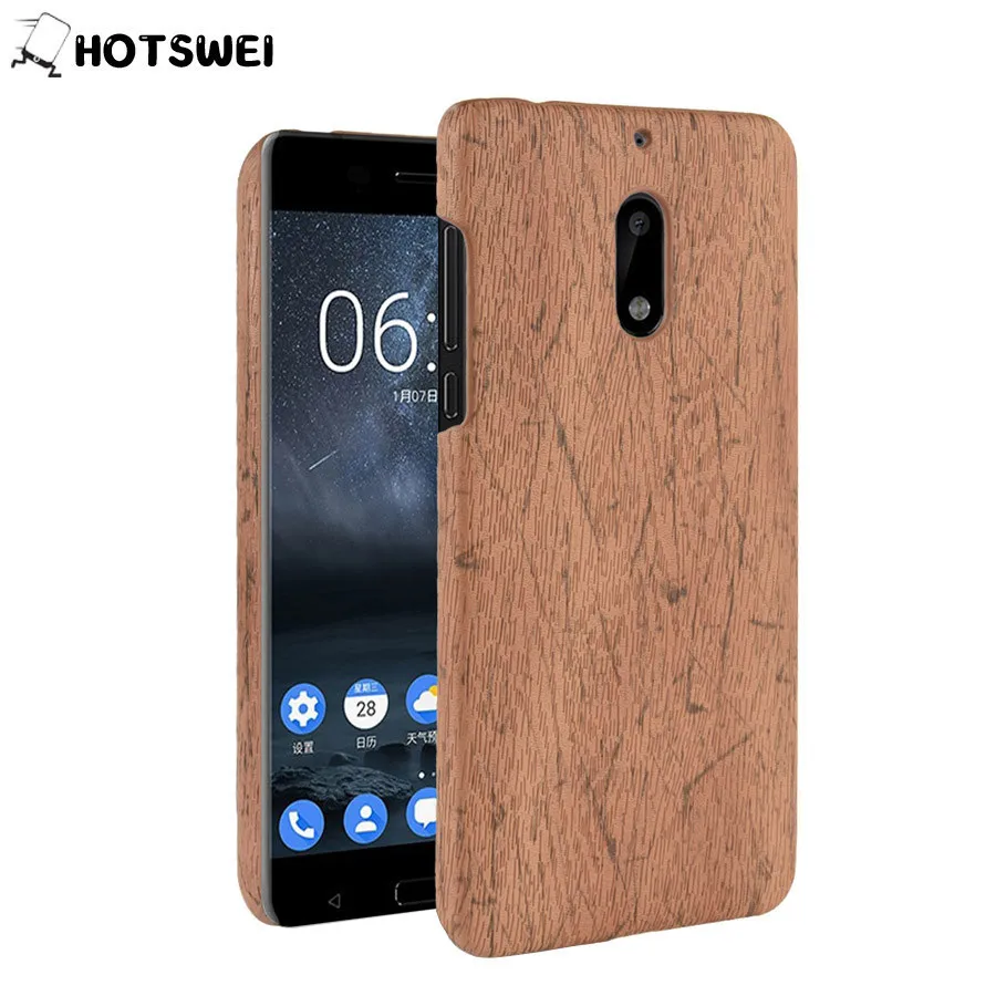Чехол HOTSWEI для Nokia 6 новый модный тонкий жесткий пластиковый защитный чехол