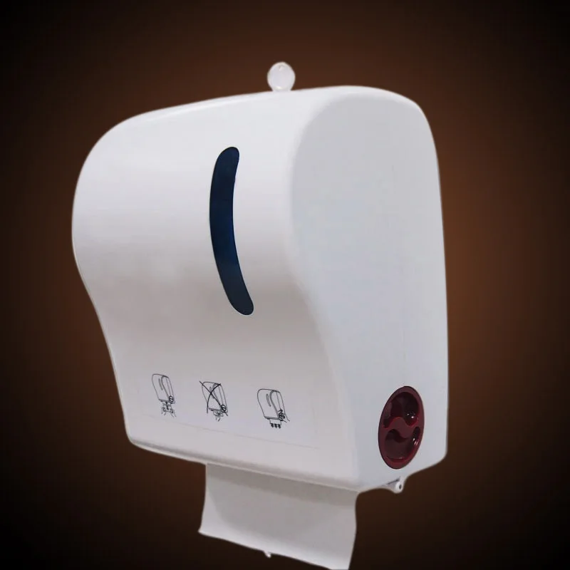 

Hand pull stain ABS plastic automatic paper cutter bathroom wall toilet paper box hand - drawn paper cutting machine Q-X-3349