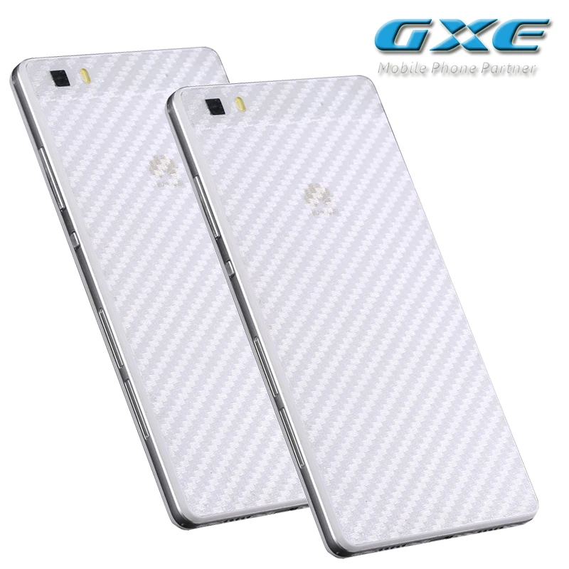3D Carbon Fibre Skin Sticker (Not Tempered Glass Not Matte Glass)Back Film For Huawei P8 lite Max P7 P8lite 2017 | Мобильные
