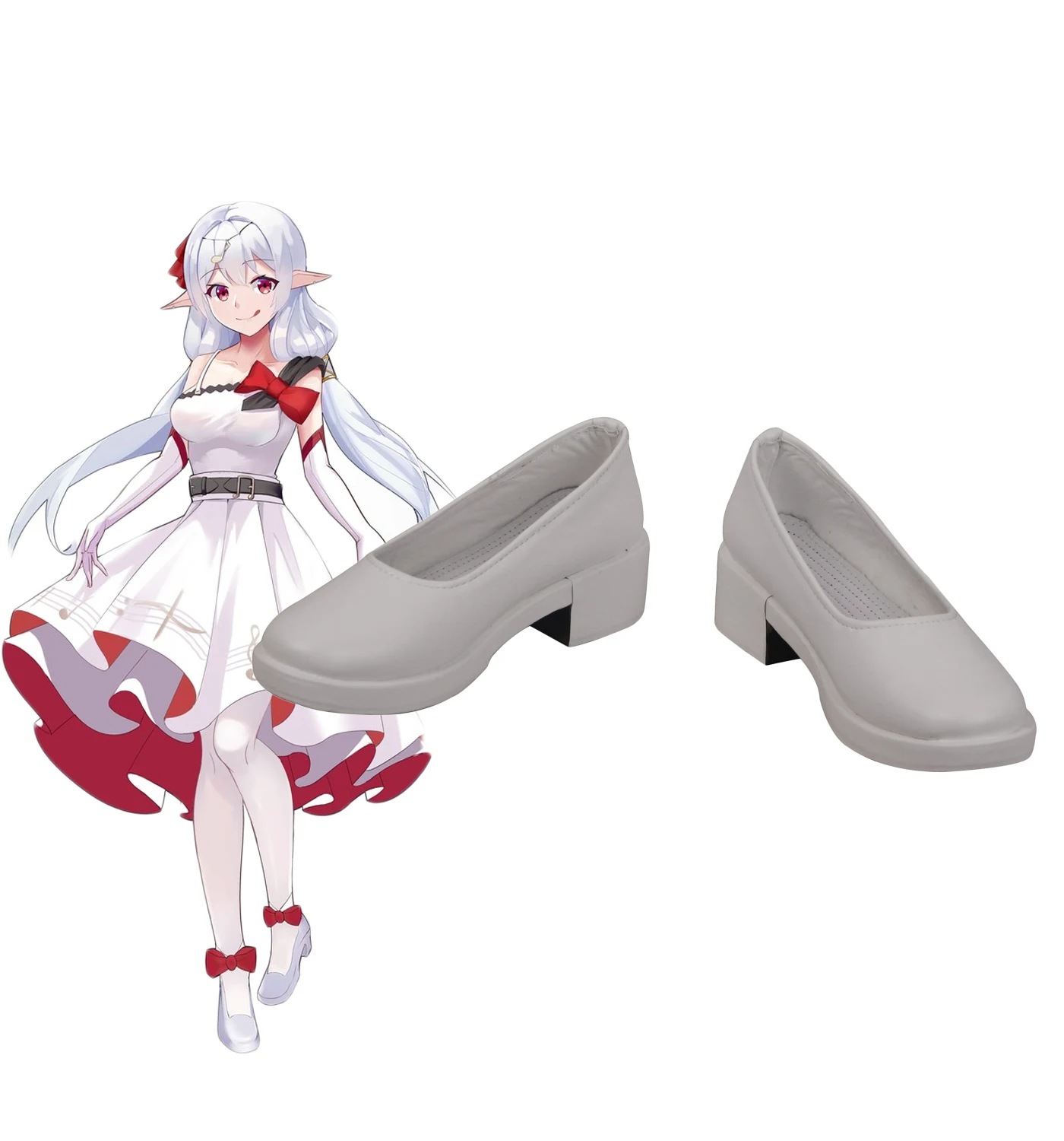 

Обувь для косплея Honkai Impact 3 Theresa Apocalypse, белые ботинки, изготовленные на заказ, любого размера
