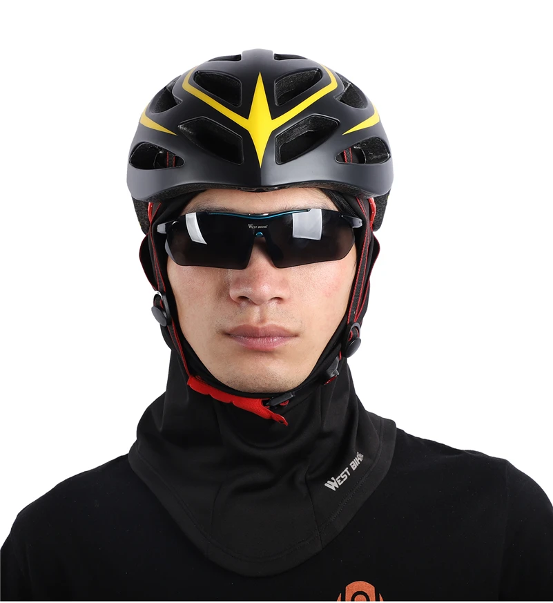 WEST BIKING, зимняя велосипедная маска для лица, теплая флисовая велосипедная маска, лыжный щит сноуборд, шапка, Балаклава, капюшон, маска для лица