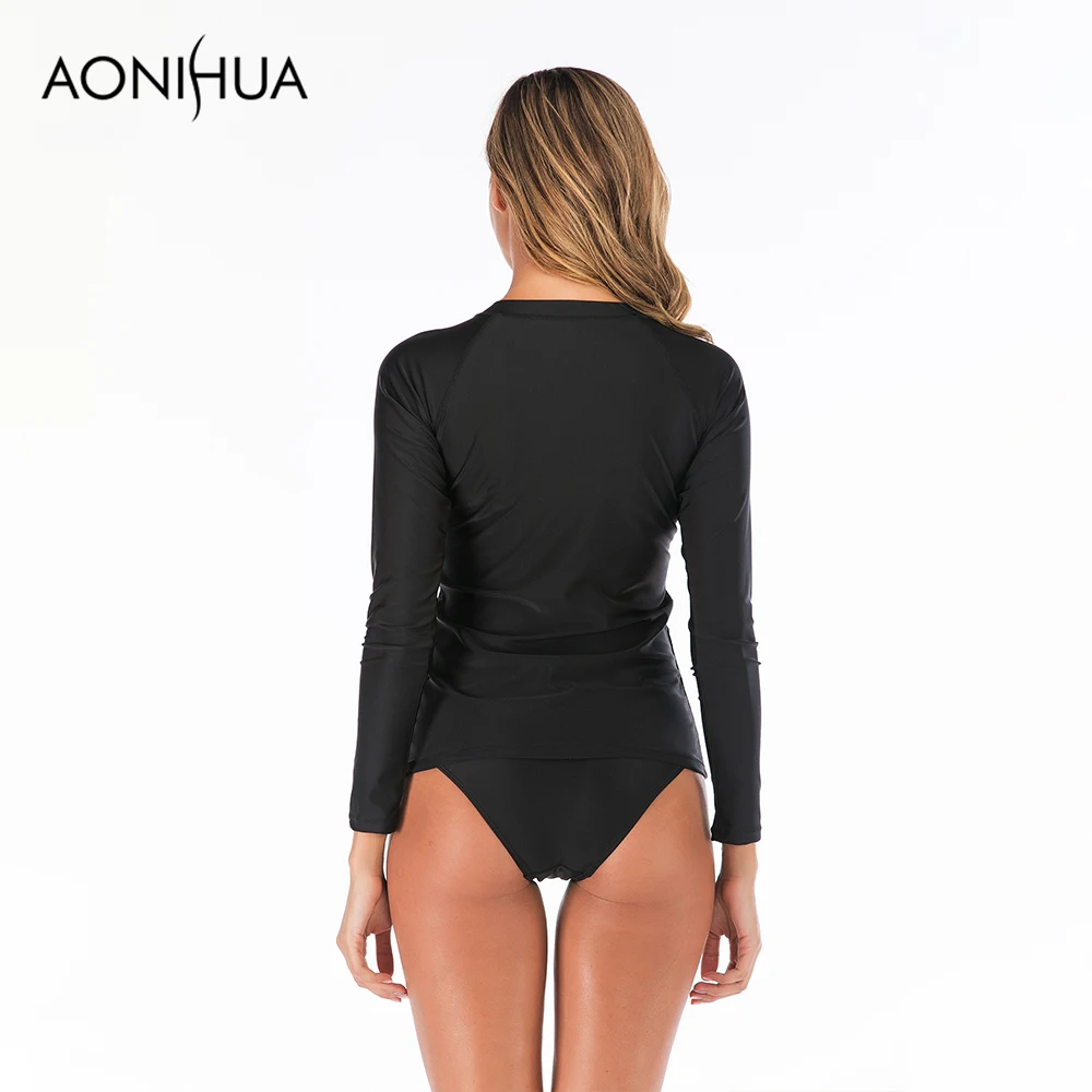 

Aonihua 2019 Two Piece Swimsuit Separate Female Swimming Suit For Women Bathing Suit Printed Swimwear Beach Wear S-2XL 6612