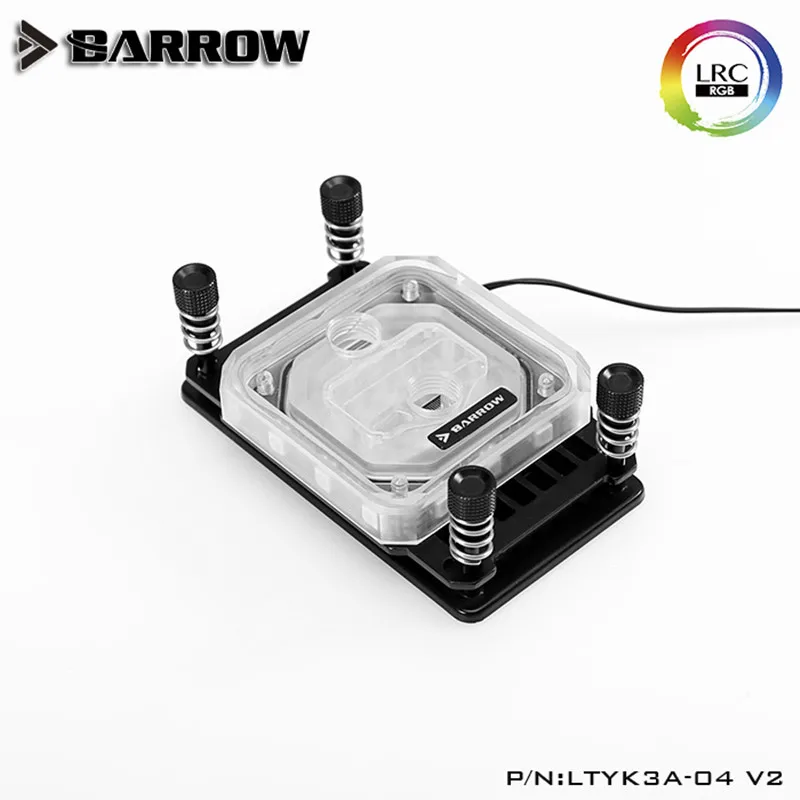Барроу LTYK3A 04 V2 для RyzenAMD/AM4/AM3 CPU водяные блоки LRC RGB v2 акриловый микрорежущий блок