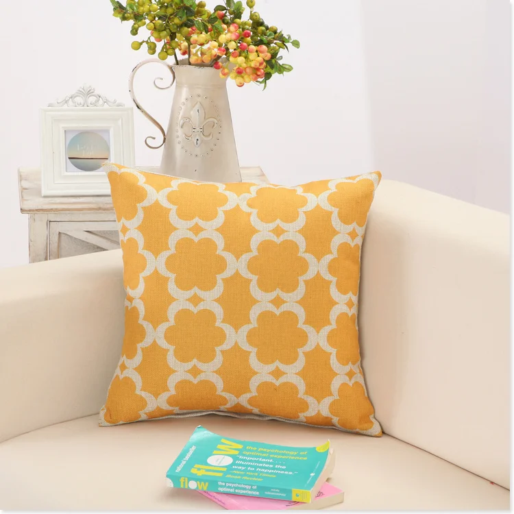 Креативное постельное белье с геометрическим узором хлопковая подушка (без